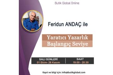 Feridun Andaç ile Yaratıcı Yazarlık Başlangıç Seviye