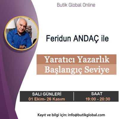 Feridun Andaç ile Yaratıcı Yazarlık Başlangıç Seviye